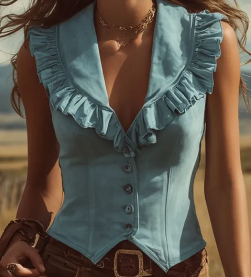 Retro Boho Sleeveless Top